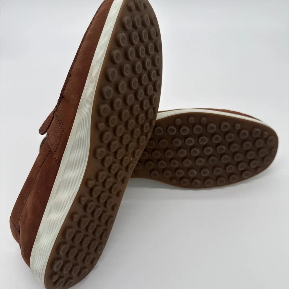 ECCO Men's S-Lite Moc Loafer Shoe Brown Slip-On Size 10